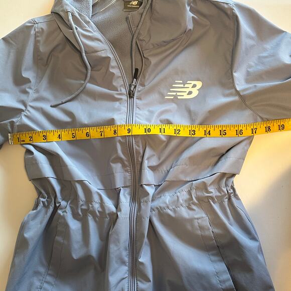 New Balance Drawstring Hooded Jacket Womens Small Lavender Gray Full Zip Gorp - Picture 9 of 10